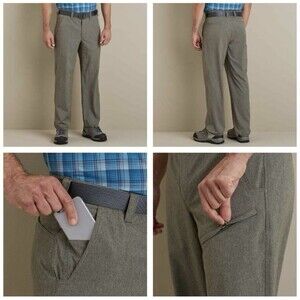 Duluth Flex Breeze Shooter Men's Stretch Ultralight Polyester Pants Size 34x30